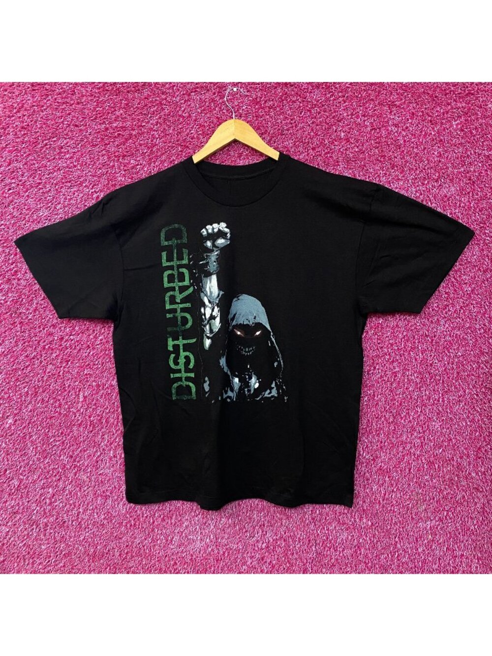 Disturbed Up Your Fist The Guy Heavy Metal Band T-Shirt Large